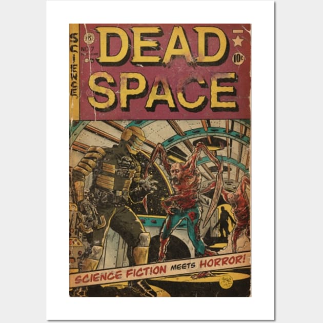 Dead Space fan art comic cover Wall Art by ayanadouglas